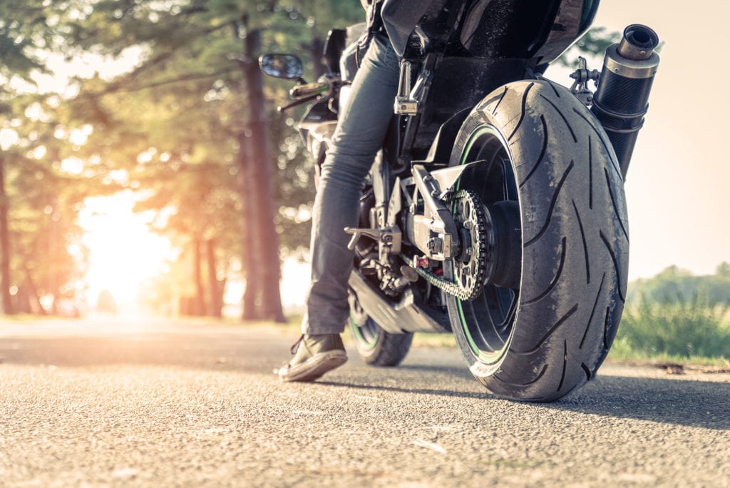 man on motorbike