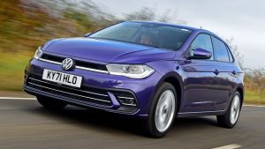 Volkswagen Polo in purple