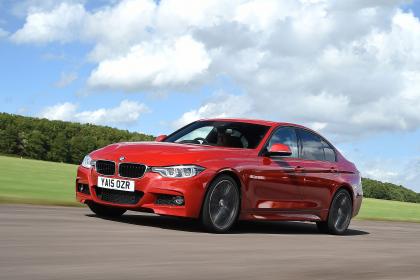 BMW 3 Series 2022 in red