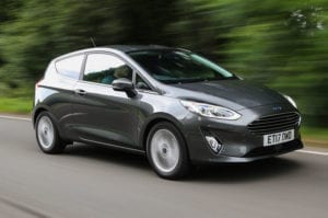 grey ford fiesta